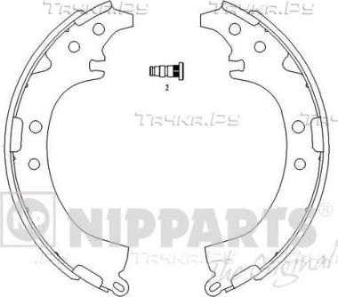 Тормозные колодки Nipparts. Артикул J3502050