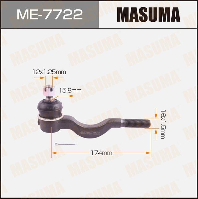 Наконечник рулевой тяги Masuma. Артикул ME-7722