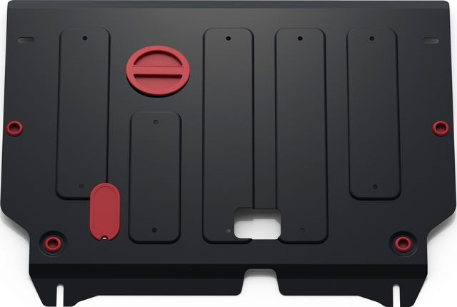 Защита АвтоБРОНЯ для картера и КПП Kia Optima III рестайлинг 2013-2016. Артикул 111.02824.1