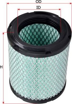 Воздушный фильтр Sakura для Dodge Stratus II 2000-2006. Артикул A-6607