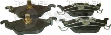 Тормозные колодки OSSCA. Артикул 04489