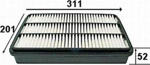 Воздушный фильтр JS Asakashi. Артикул A523J