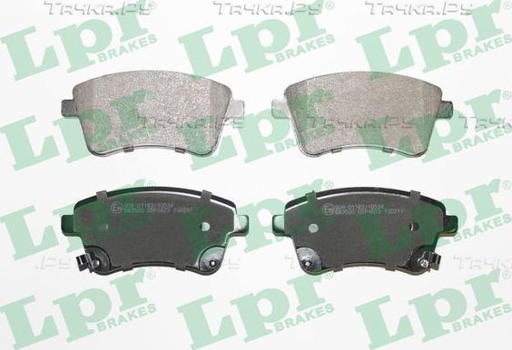 Тормозные колодки LPR передние для Kia Venga I 2010-2018. Артикул 05P1623