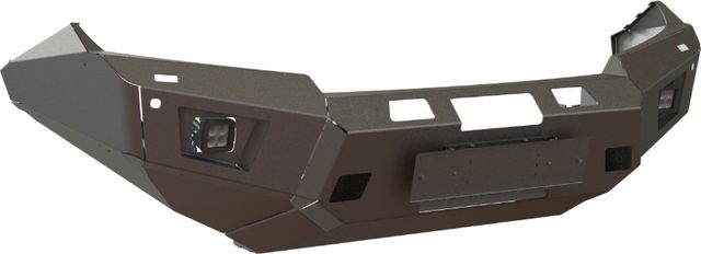 Бампер силовой передний STC тип Revo для Toyota Land Cruiser 200 2008-2015 с противотуманными фарами. Артикул STC-TLC200/08-BFR-L1