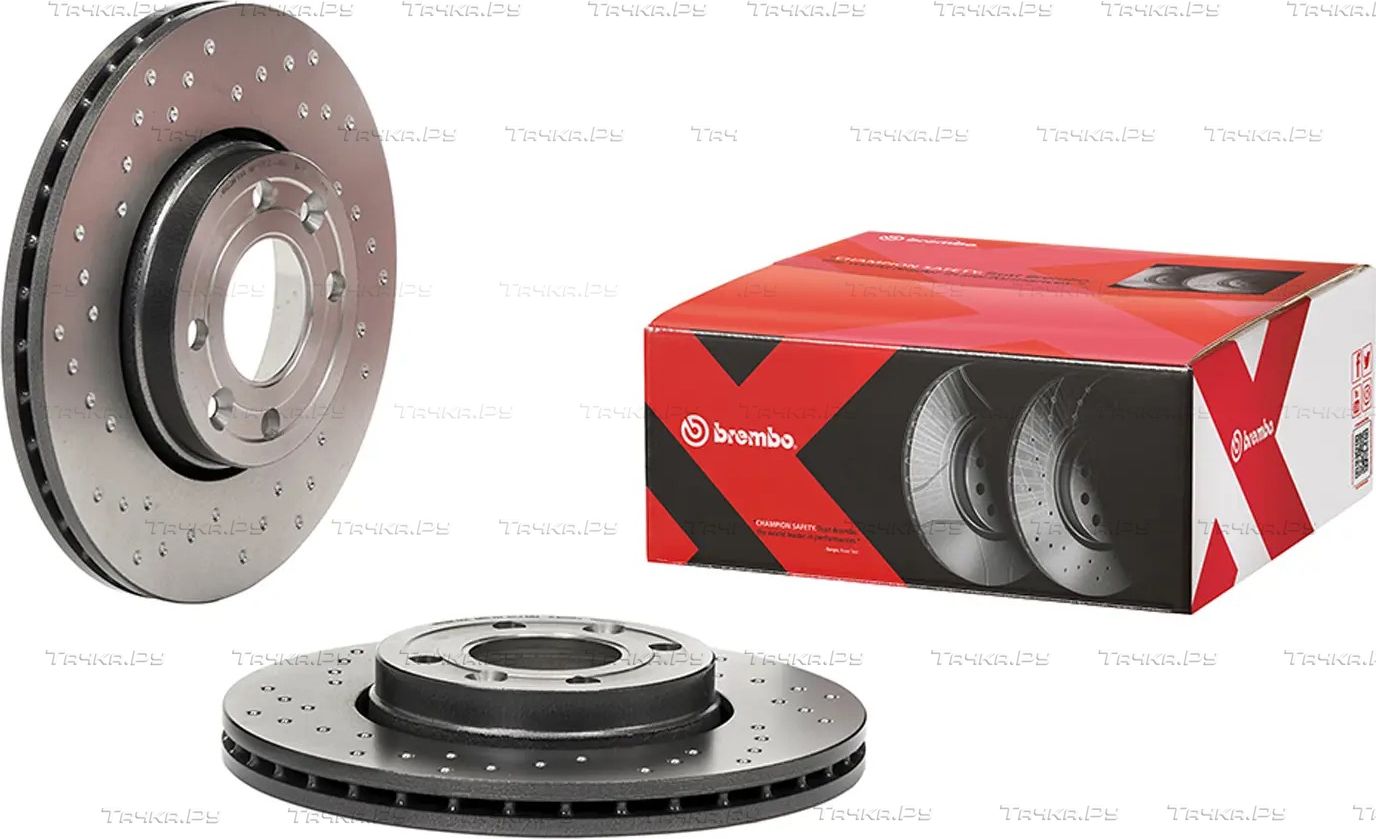 Тормозной диск Brembo XTRA LINE - Xtra передний для Dacia Lodgy 2012-2026. Артикул 09.9078.2X