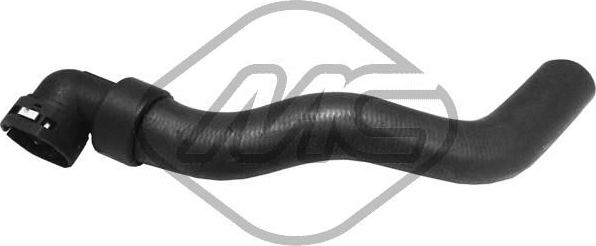 Патрубок системы охлаждения (радиатора) Metalcaucho верхний для Fiat Stilo 2001-2008. Артикул 09440