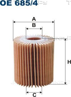Масляный фильтр Filtron. Артикул OE 685/4