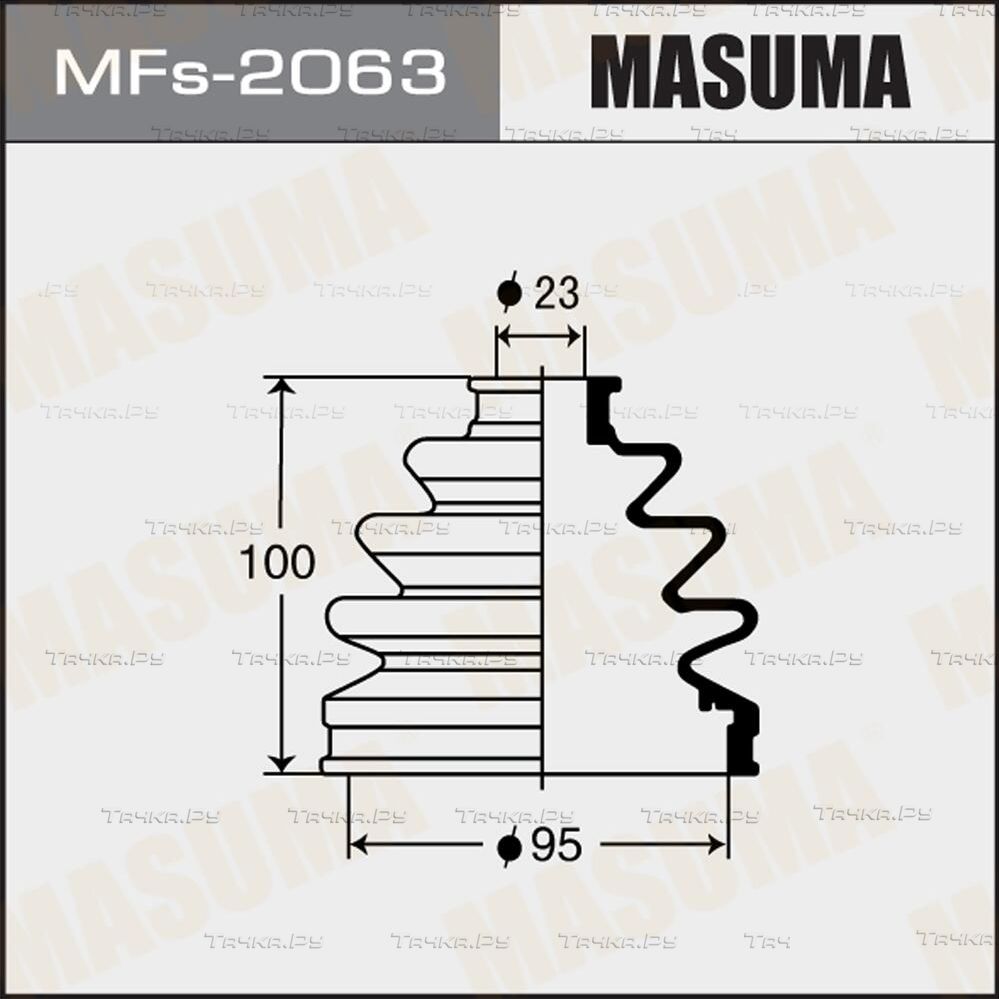 Пыльник ШРУСа наружный Masuma передний для Nissan Avenir W10 1992-1997. Артикул MFs-2063