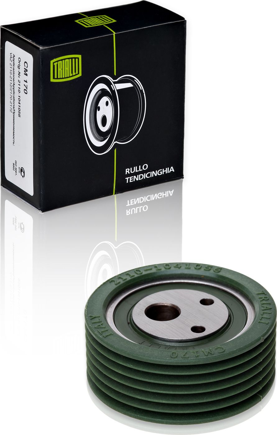 РОЛИК НАТЯЖНОЙ 2110-2112. 2170-2172 РЕМНЯ КОНДИЦИОНЕРА ИЛИ ГУРА CM 170 (Trialli). Артикул СМ170