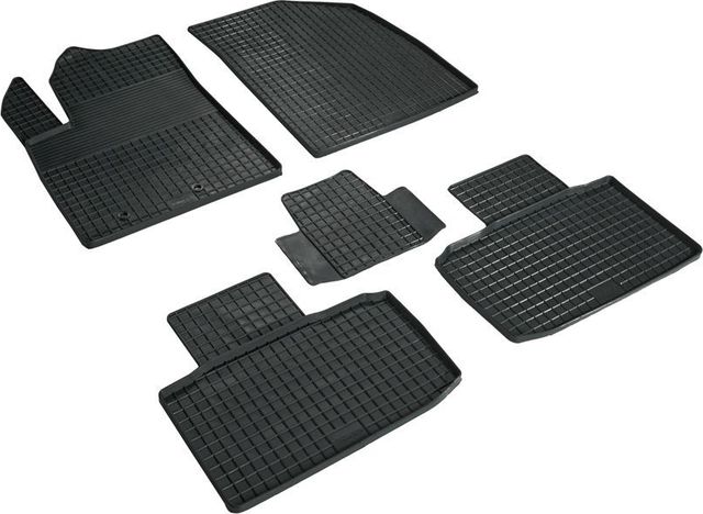 Коврики резиновые Seintex с узором сетка для салона Dongfeng Shine Max 2023-2026. Артикул 99472