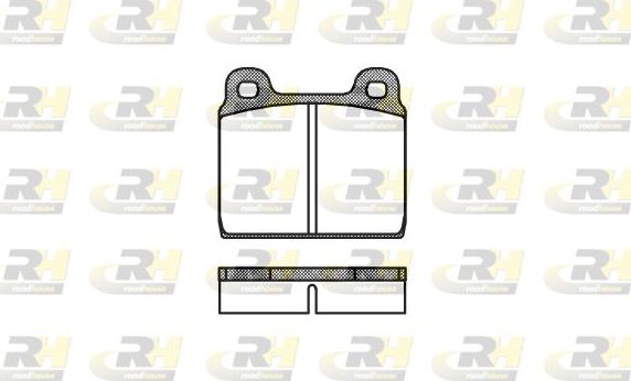 Тормозные колодки RoadHouse передние для Volkswagen Transporter T3 1979-1992. Артикул 2002.20