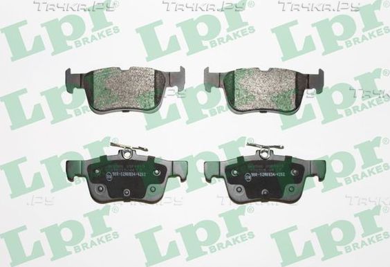 Тормозные колодки LPR задние для Ford Mondeo V 2014-2026. Артикул 05P1915