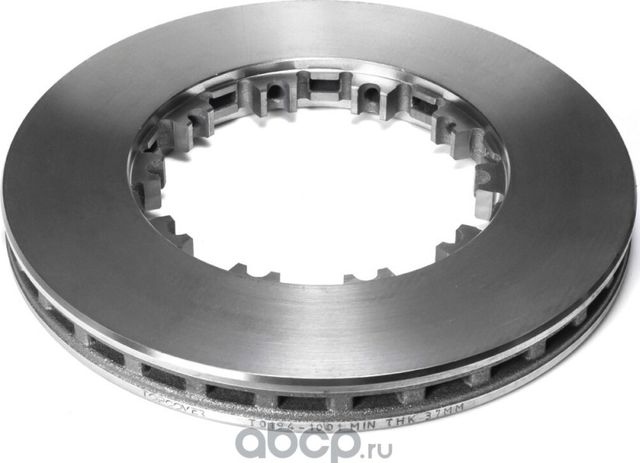 Диск тормозной DAF (432x45x258) без монтажного комплекта арт. 1387439 (T0194-100 (Topcover). Артикул T01941001
