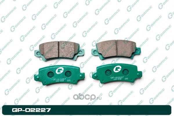Колодки тормозные дисковые (G-Brake). Артикул GP02227