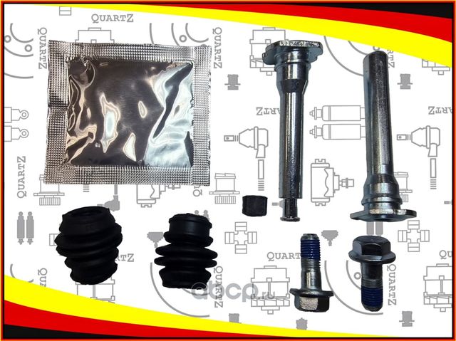 QZ809005 NISSAN Pathfinder (R50) 1997.09> Ремкомплект направляющих Akebono (Quartz). Артикул QZ809005