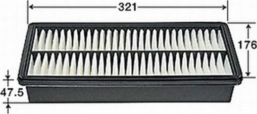 Воздушный фильтр JS Asakashi. Артикул A470J
