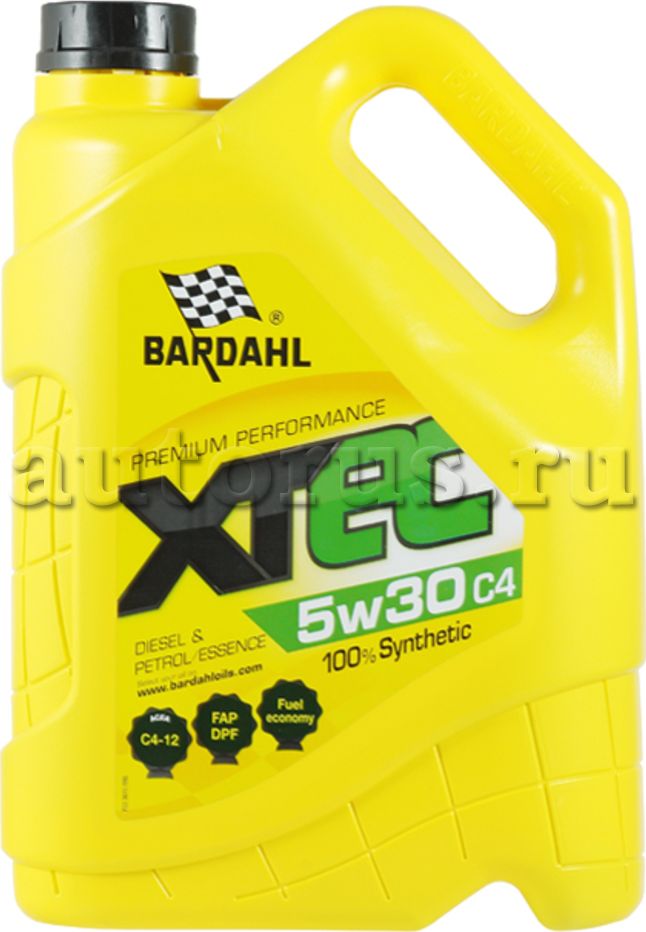 Моторное масло XTEC 5W30 ACEA C4 син. (5л) (Bardahl). Артикул 36153