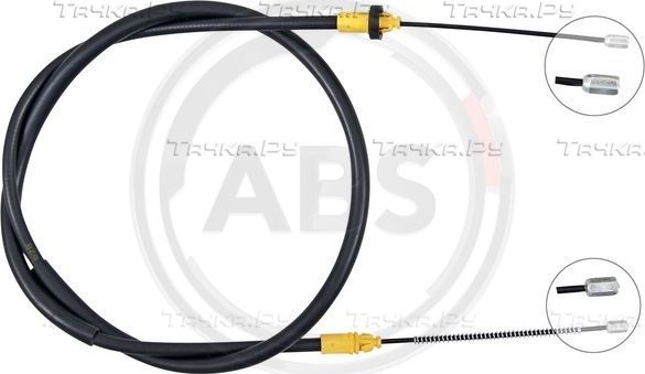 Трос ручника (тросик ручного тормоза) ABS. Артикул K15498