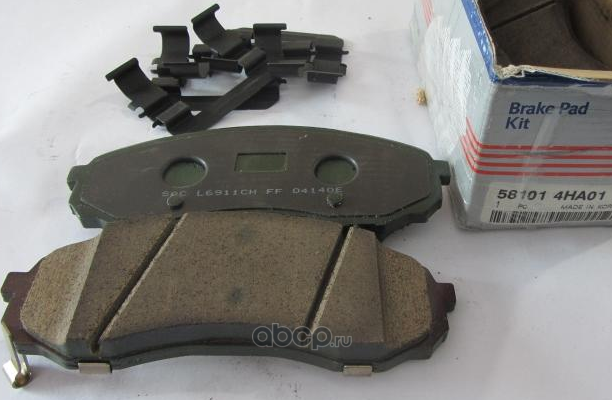 Тормозные колодки Hyundai / KIA. Артикул 581014HA01