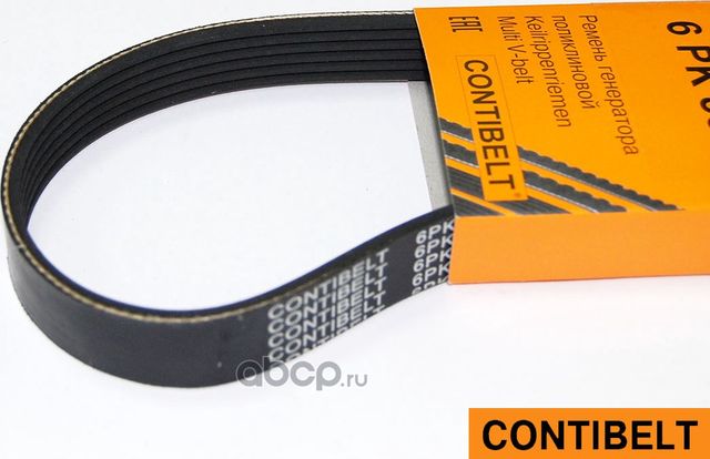 РЕМЕНЬ РУЧЕЙКОВЫЙ LARGUS 8V С ГУР (Contibelt). Артикул 6PK1200