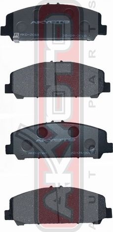 Тормозные колодки Akyoto Packing AKYOTO. Артикул AKD-ZC60