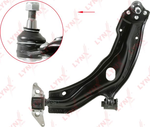 Поперечный рычаг передней подвески LYNXauto. Артикул B5150L