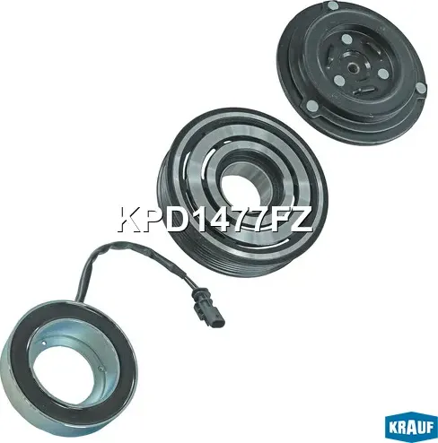 Шкив компрессора кондиционера в сборе (Krauf). Артикул KPD1477FZ