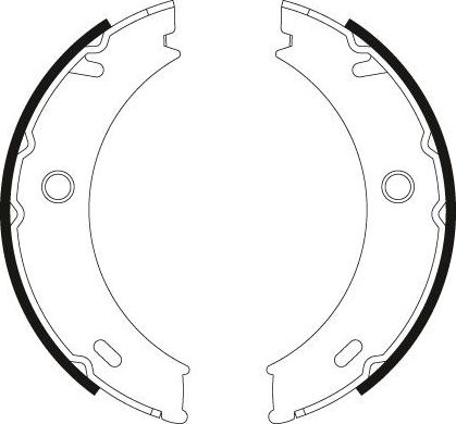 Тормозные колодки (стояночная тормозная система) TRW. Артикул GS8466