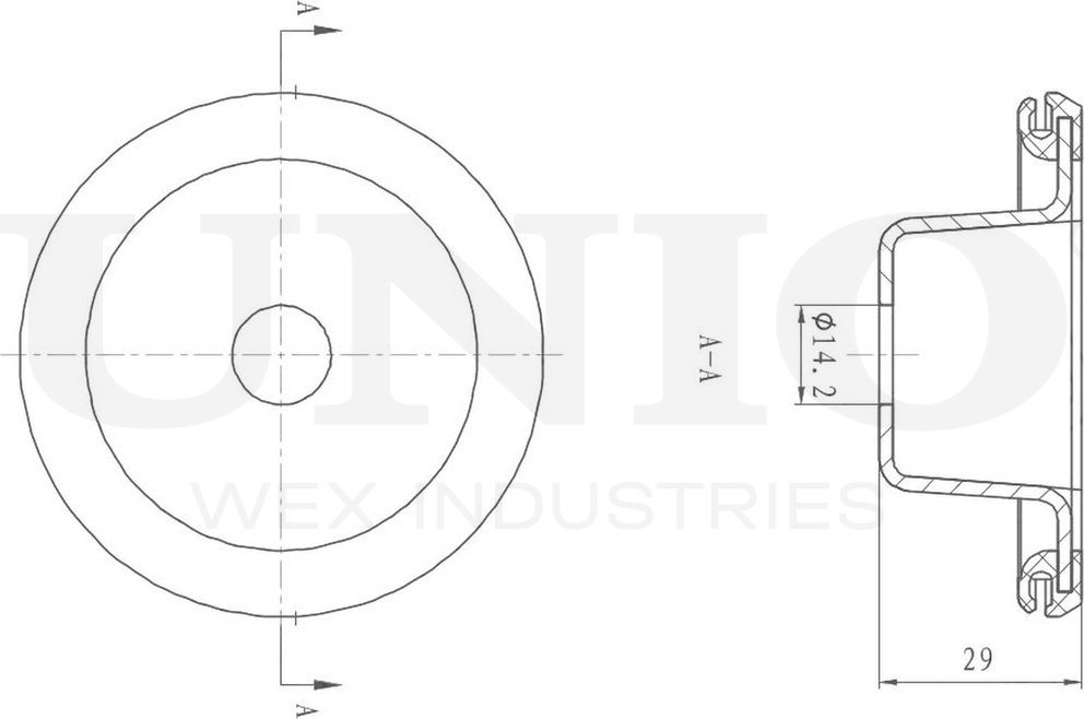 Опора амортизационной стойки (Unio). Артикул RMP-13065