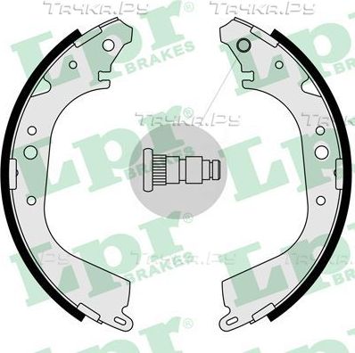 Тормозные колодки LPR задние для Nissan Kubistar X76 2003-2026. Артикул 05280