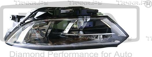 Фара передняя основная DPA левая для Volkswagen Passat B8 2014-2026. Артикул 99411794402