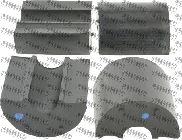 Втулки стабилизатора Febest задние для Mercedes-Benz E-Класс III (W211, S211) 2002-2009. Артикул BZSB-211R-KIT