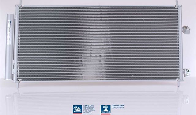 Радиатор кондиционера (конденсатор) Nissens (алюминий) для Honda Fit II 2012-2014. Артикул 940737