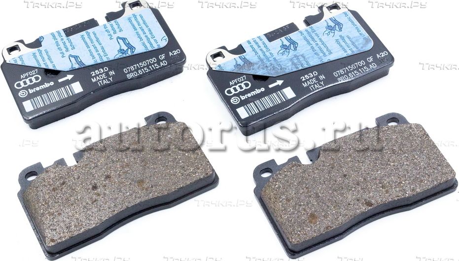 Тормозные колодки VAG для Audi A7 II (4K) 2017-2026. Артикул 8R0698151AA