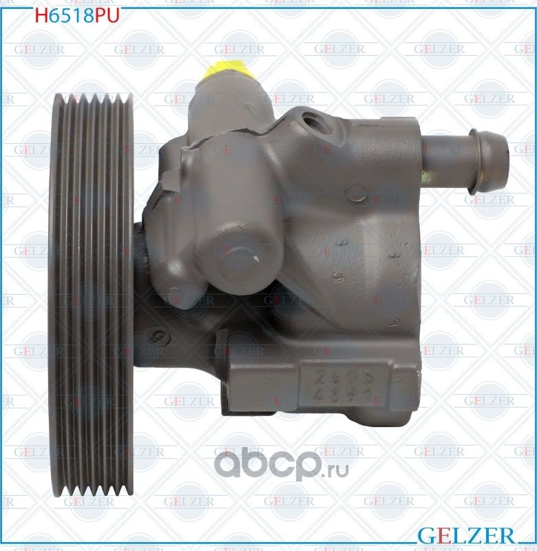 H6518PU Насос гидроусилителя руля Lada Largus, Dacia Logan, LOGAN MCV (Ориг.восс (Gelzer). Артикул H6518PU