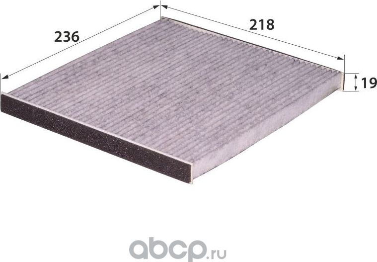 Фильтр салонный угольный (RB-Exide). Артикул AC104C