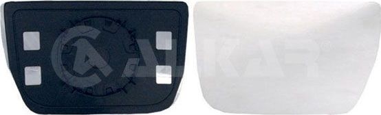 Зеркальное стекло бокового зеркала Alkar. Артикул 6412249