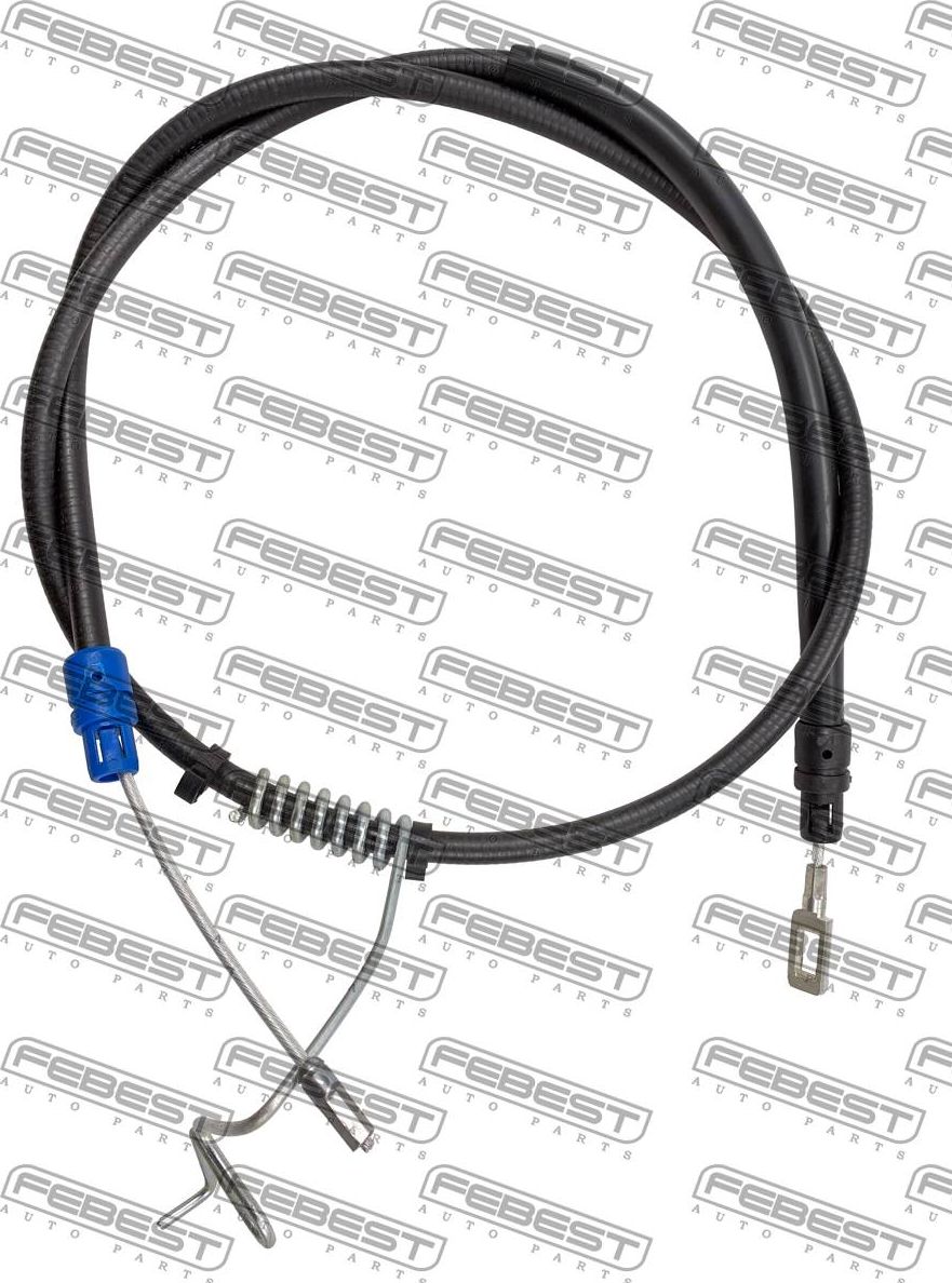Трос ручника (тросик ручного тормоза) Febest. Артикул 2199-TT92WHLH
