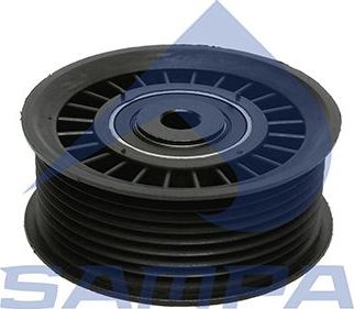 Натяжной ролик (натяжитель) приводного поликлинового ремня Sampa. Артикул 200.042