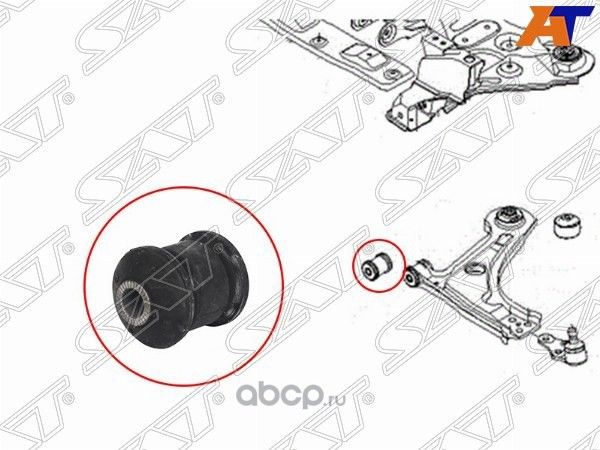 Сайлентблок переднего рычага передний CHEVROLET LA (SAT). Артикул ST96378346