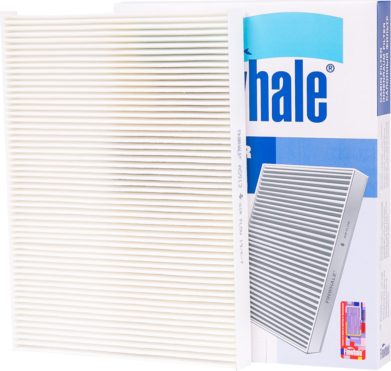 Салонный фильтр Finwhale. Артикул AS912