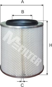 Воздушный фильтр MFilter для Mercedes-Benz T2 II 1986-1994. Артикул A 361