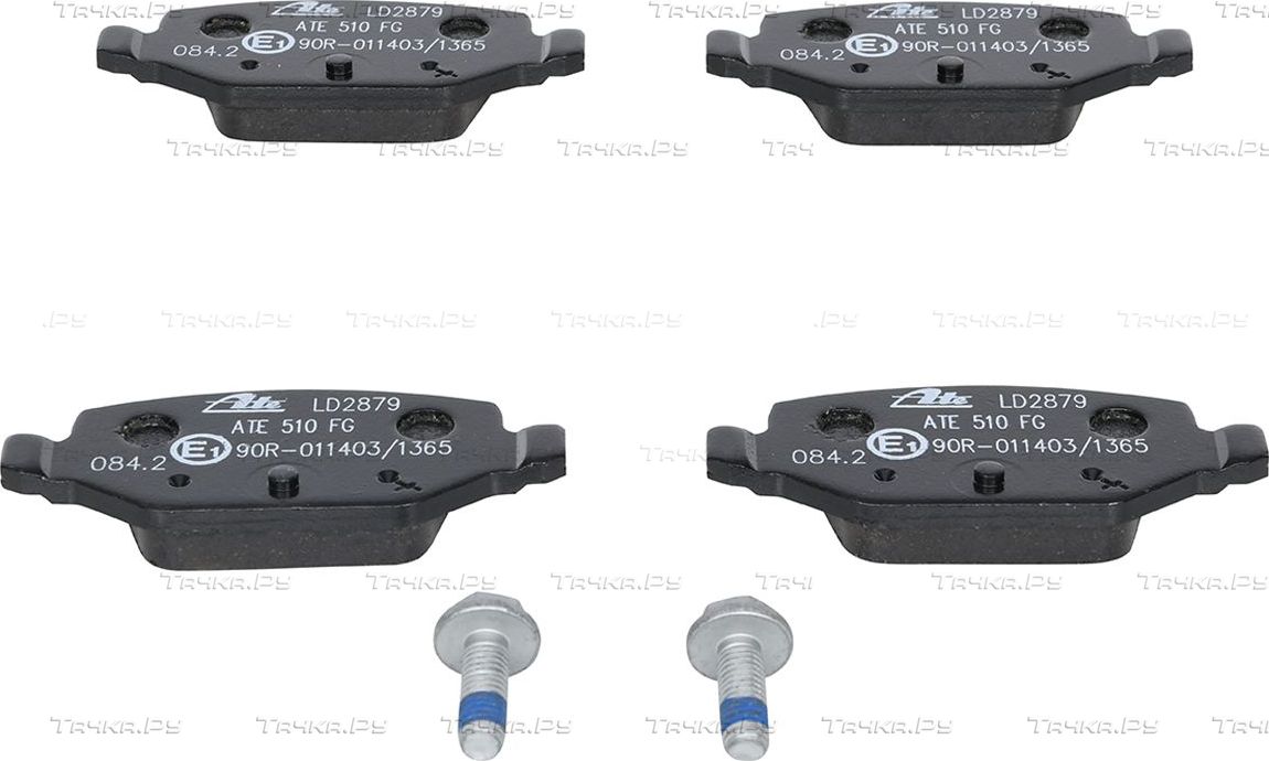 Тормозные колодки ATE Ceramic задние для Lancia Musa I 2008-2012. Артикул 13.0470-2879.2