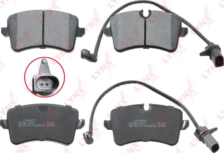 Тормозные колодки LYNXauto. Артикул BD-1242
