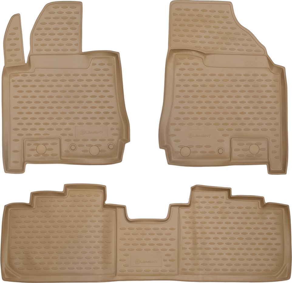 Коврики Element для салона Cadillac SRX II 2010-2026 БЕЖЕВЫЕ. Артикул NLC.07.05.212k