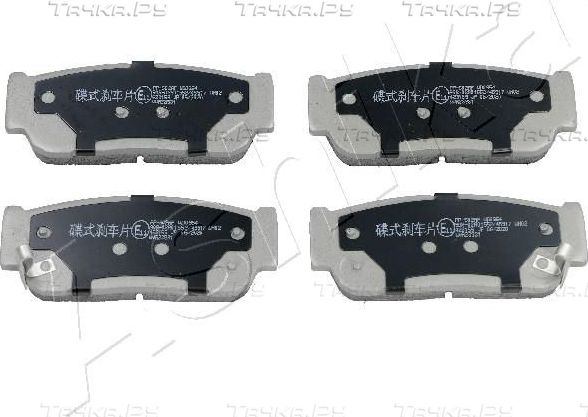 Тормозные колодки ASHIKA задние для SsangYong Rodius I 2005-2013. Артикул 51-0S-S02