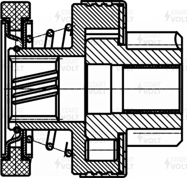 Привод стратера (бендикс) для а м BMW X3 F25 (Startvolt). Артикул VCS2630