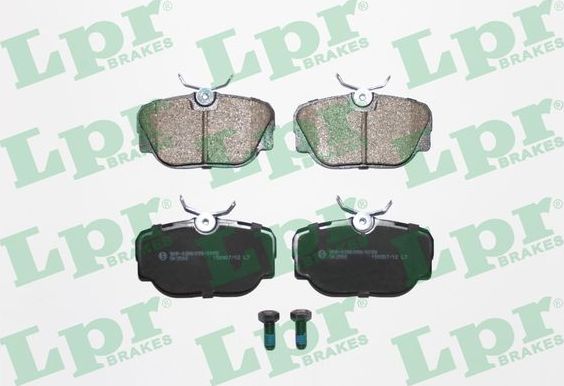 Тормозные колодки LPR задние для Land Rover Range Rover I 1994-1994. Артикул 05P739