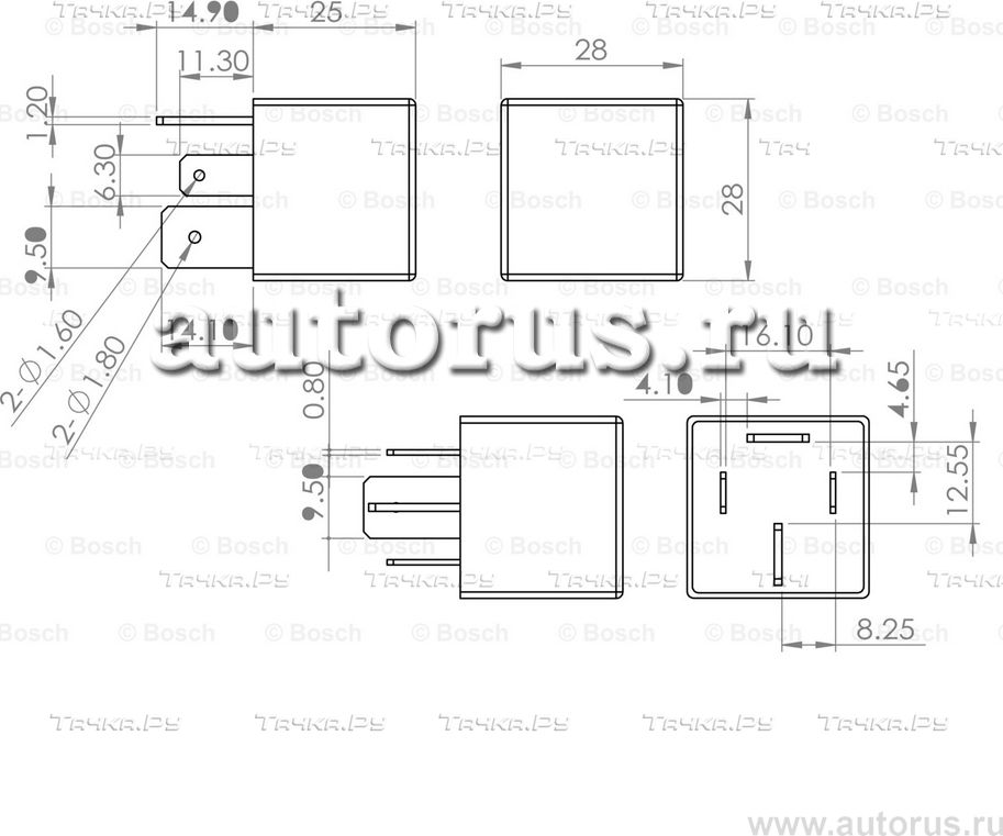 Relay (Bosch). Артикул 0986AH0082