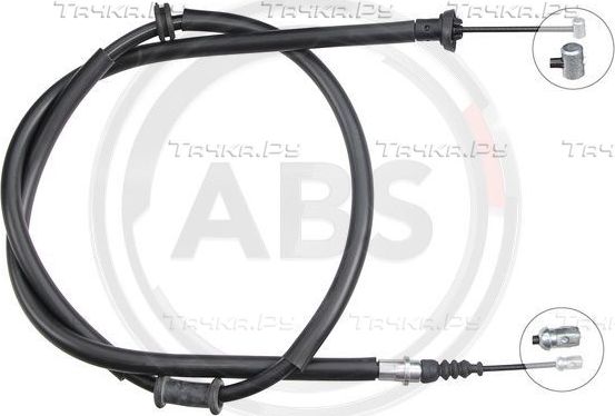 Трос ручника (тросик ручного тормоза) ABS. Артикул K13865